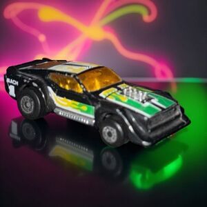 Vintage 1983 Matchbox Ford IMSA Mustang Mach 1 Black Superfast Die Cast Car